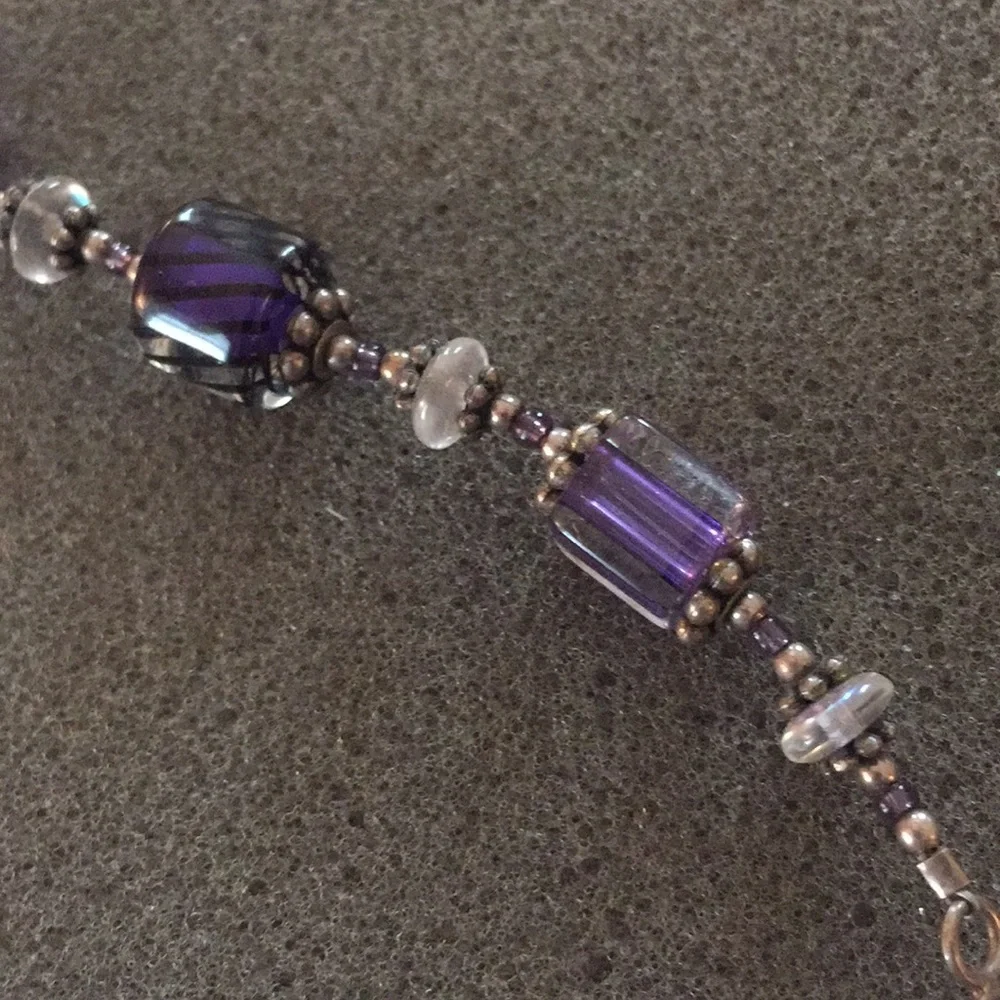Purple Beaded Bracelet - Picture 3 of 13